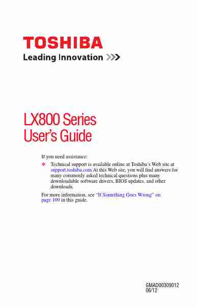 Toshiba Personal Computer LX800-page_pdf